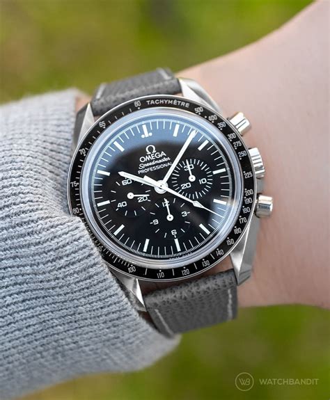 omega speedmaster professional rubber strap|leather straps for Omega Speedmaster.